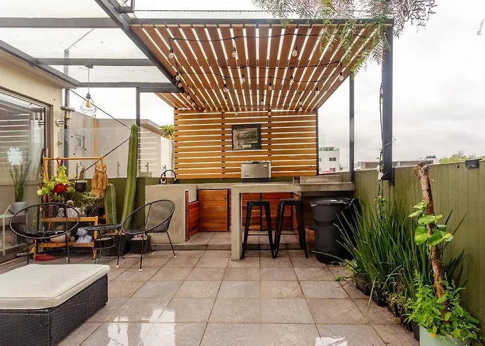 Apartment And Private Terrace With Ac Mexico City